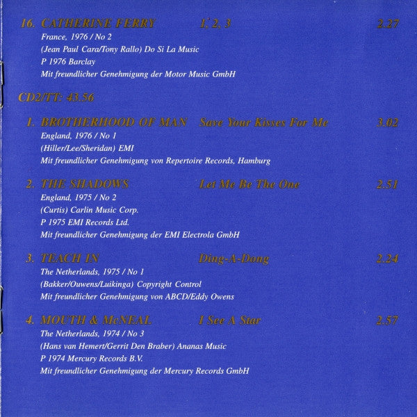 Various : Stars Of Eurovision (2xCD, Comp)