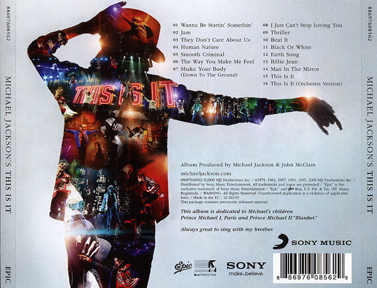 Michael Jackson : This Is It (CD, Album, Comp)