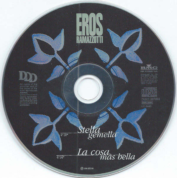 Eros Ramazzotti : Stella Gemella (CD, Single, Car)