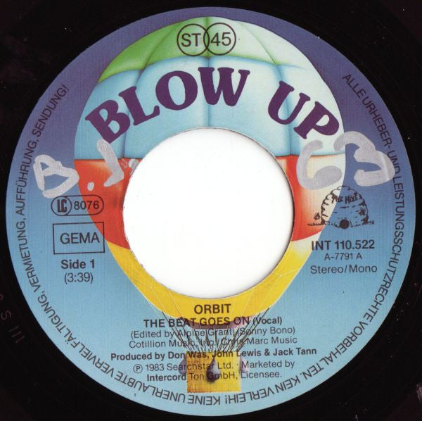 Orbit (3) : The Beat Goes On (7")
