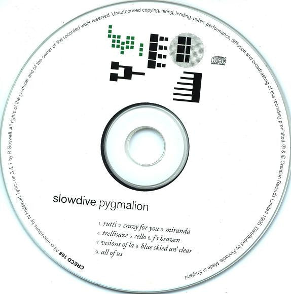 Slowdive : Pygmalion (CD, Album)