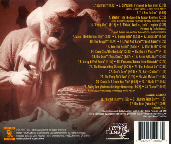 Nathan Barr And Angelo Badalamenti : Cabin Fever (Original Motion Picture Soundtrack) (CD, Album)