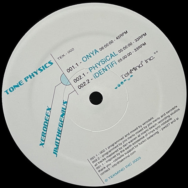 Various : Tone Physics (12")