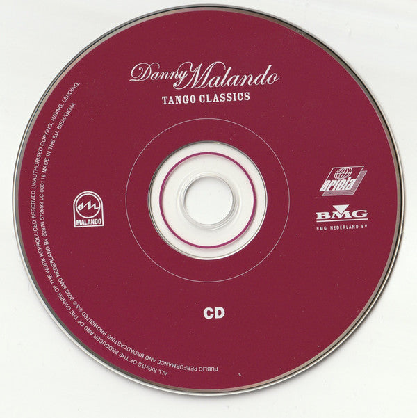 Danny Malando : Tango Classics (DVD-V, Comp + CD, Comp)