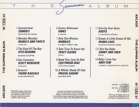 Various : The Summer Album - Volume 1 (CD, Comp)
