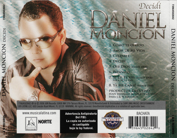 Daniel Moncion : Decidi (CD, Album)