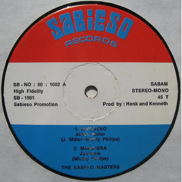 The Kaseko Masters o.l.v. Mighty Philips : Awsoeno (12", Maxi)