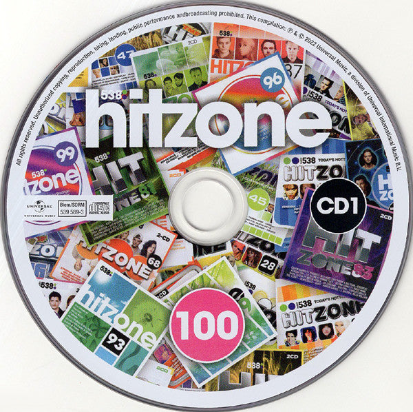 Various : 538 Hitzone 100 (2xCD, Comp)
