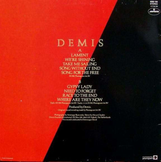 Demis Roussos : Demis (LP, Album)