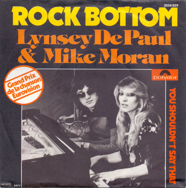 Lynsey De Paul & Mike Moran : Rock Bottom (7", Single)