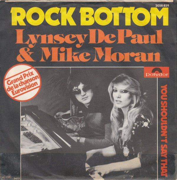 Lynsey De Paul & Mike Moran : Rock Bottom (7", Single)
