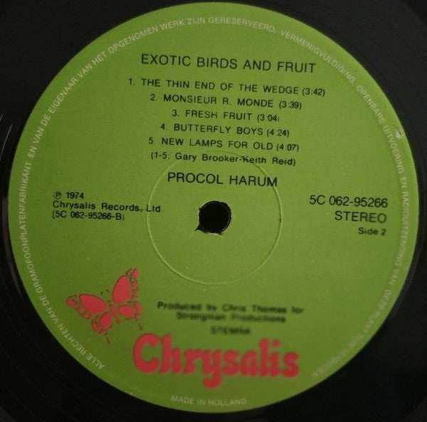 Procol Harum : Exotic Birds And Fruit (LP, Album)