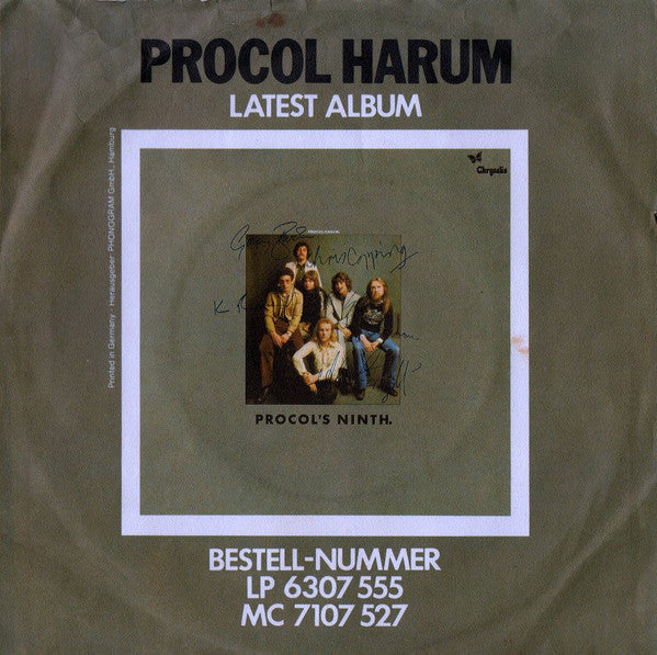 Procol Harum : Pandora's Box (7", Single)