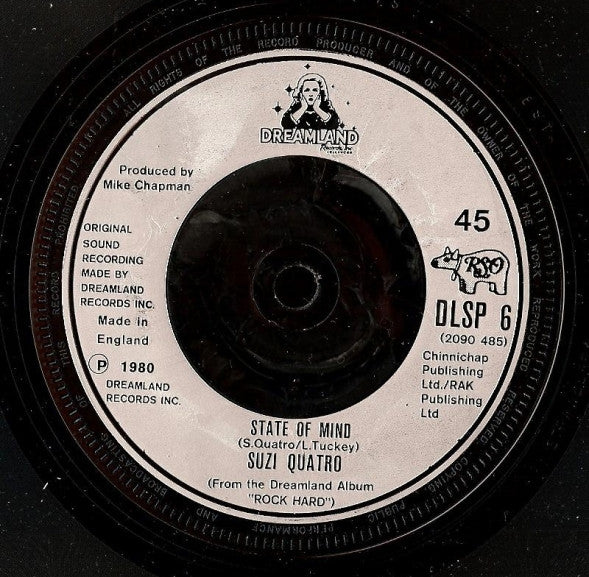 Suzi Quatro : Rock Hard (7", Single)