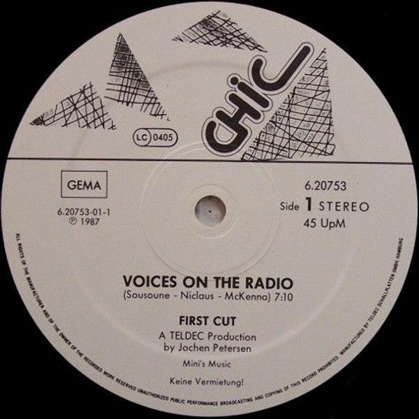 First Cut : Voices On The Radio (12", Maxi)