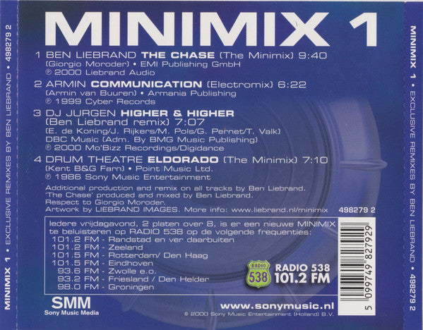 Ben Liebrand : Minimix 1 (CD, Maxi)