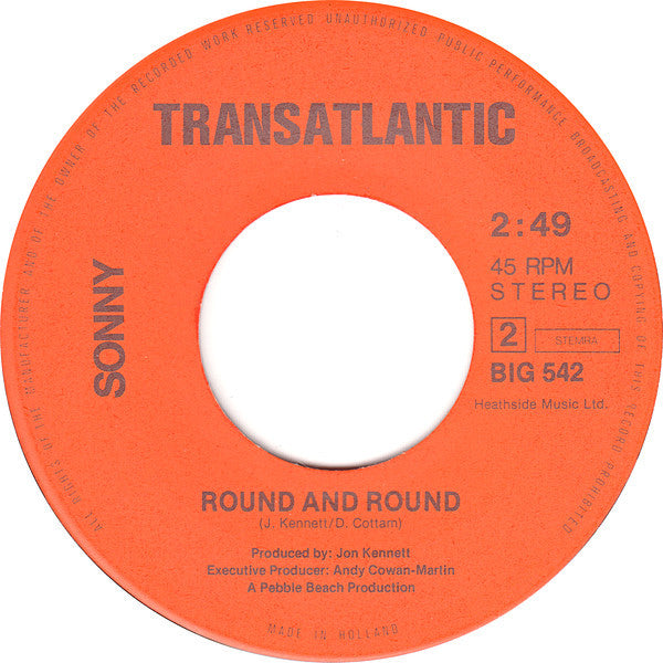 Sonny Worthing : La Belle France / Round And Round (7", Single)