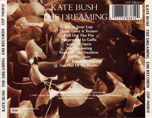Kate Bush : The Dreaming (CD, Album, RE)