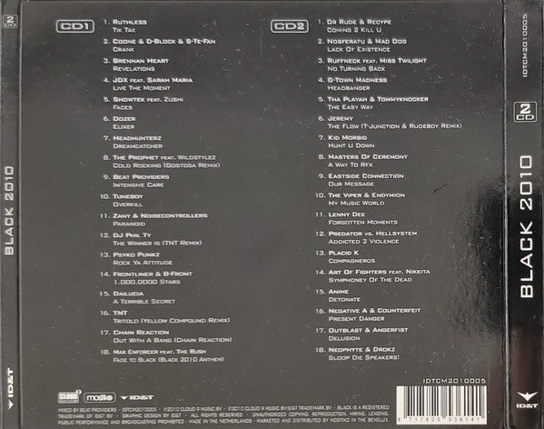 Various : Black 2010 (2xCD, Comp, Mixed)
