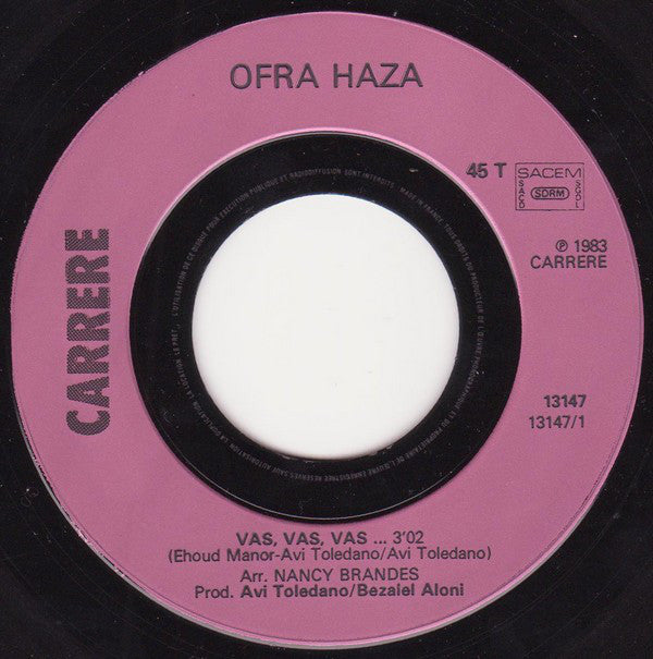 Ofra Haza : Va, Va, Va... / Hi! (7", Single)