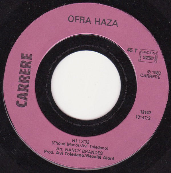 Ofra Haza : Va, Va, Va... / Hi! (7", Single)