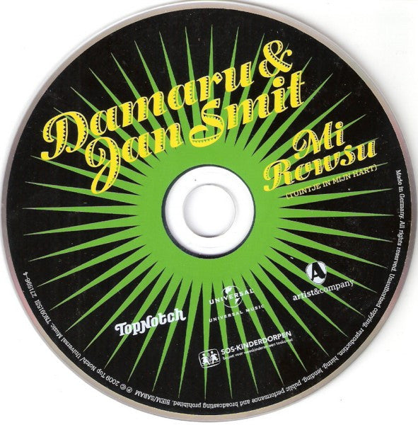 Damaru & Jan Smit : Mi Rowsu (Tuintje In Mijn Hart) (CD, Single)