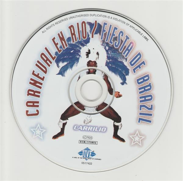 Carrilio : Carneval En Rio / Fiesta De Brazil (CD, Maxi)