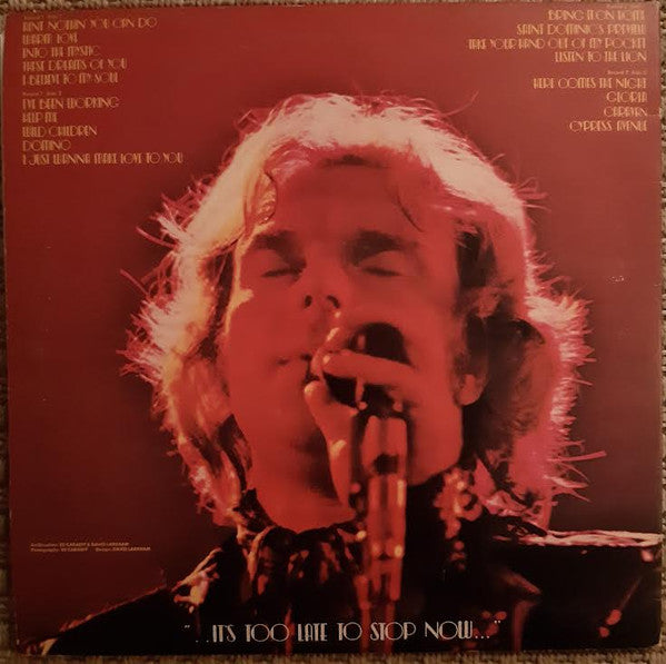 Van Morrison : It's Too Late To Stop Now (2xLP, Album, Gat)
