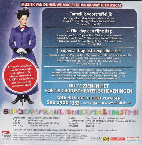Various : Mary Poppins (Supercalifragilisticexpialidasties!) (CD, Promo)