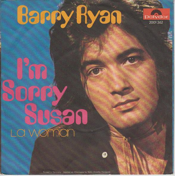Barry Ryan : I'm Sorry Susan (7", Single)