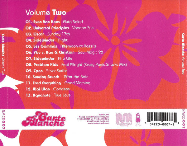 Various : Carte Blanche Volume Two (CD, Comp)