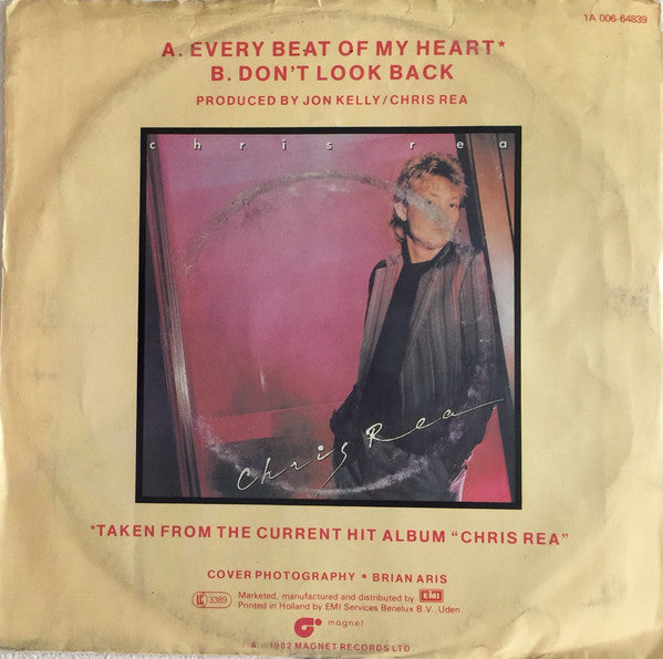 Chris Rea : Every Beat Of My Heart (7",45 RPM,Single)