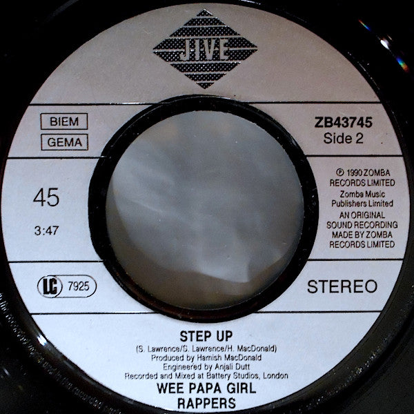 Wee Papa Girl Rappers : Get In The Groove (7", Single)