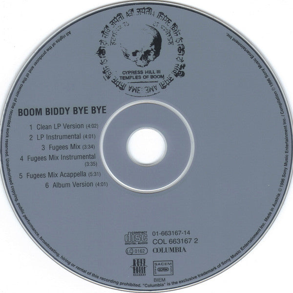 Cypress Hill : Boom Biddy Bye Bye (CD, Maxi)