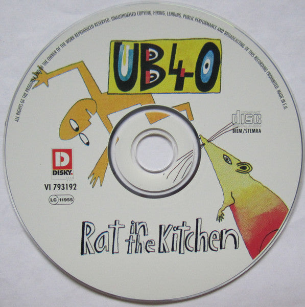 UB40 : Rat In The Kitchen (CD, Album, RE)