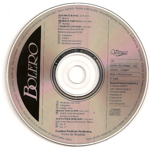 London Festival Orchestra (2), Victor De Stradelli : Bolero (CD, Album)