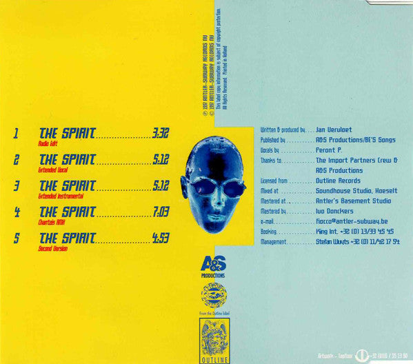 Fiocco : The Spirit (CD, Maxi)