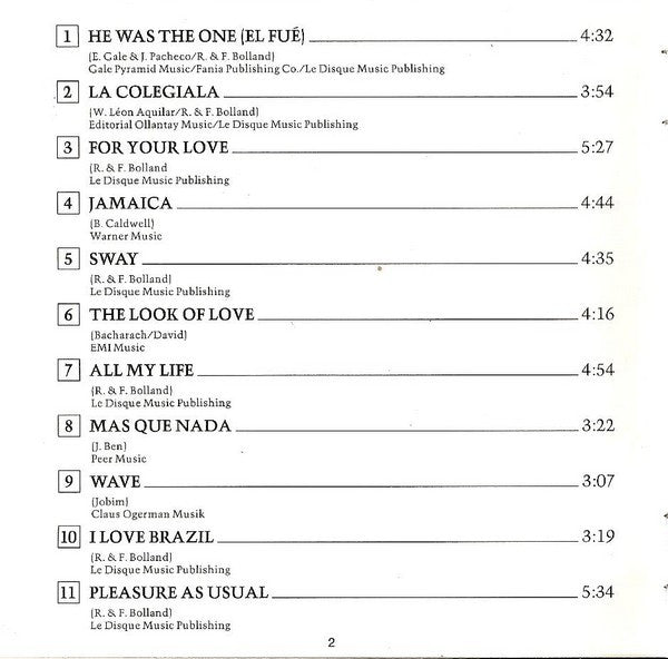 Sandra Reemer : She's The One (CD, Album)