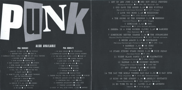 Various : Punk: The Worst Of Total Anarchy (CD, Comp, Blu)