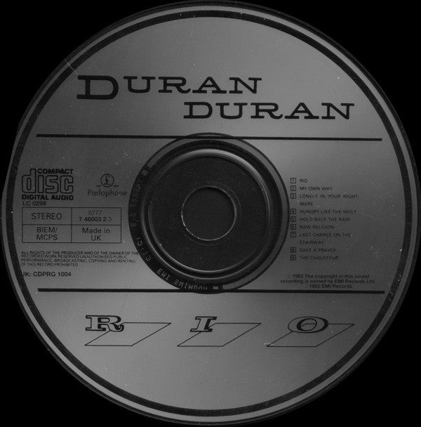 Duran Duran : Rio (CD, Album, RE)