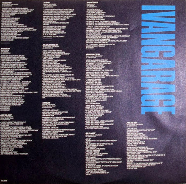 Ivan Graziani : Ivangarage (LP, Gat)