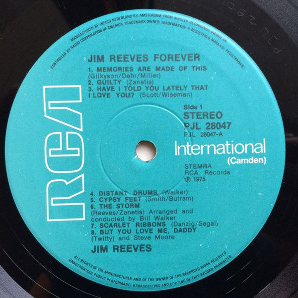 Jim Reeves : Forever (2xLP, Comp, Gat)