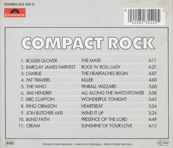 Various : Compact Rock (CD, Comp, Ltd)