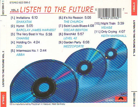Various : Listen To The Future Vol. 2 (CD, Comp)