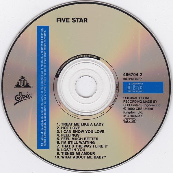Five Star : Five Star (CD, Album)