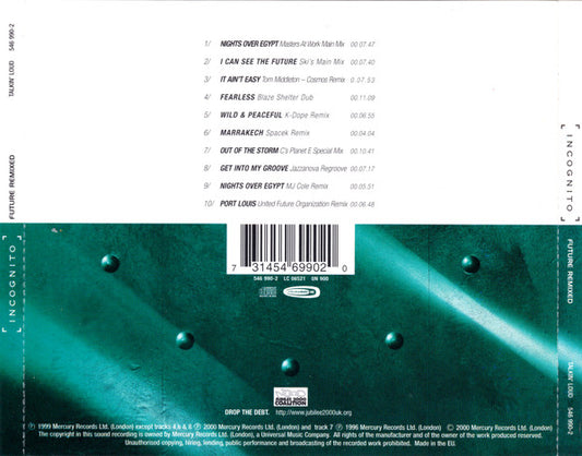 Incognito : Future Remixed (CD, Comp)