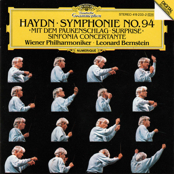 Joseph Haydn • Wiener Philharmoniker • Leonard Bernstein : Symphonie No.94 »Mit Dem Paukenschlag • Surprise« • Sinfonia Concertante (CD)
