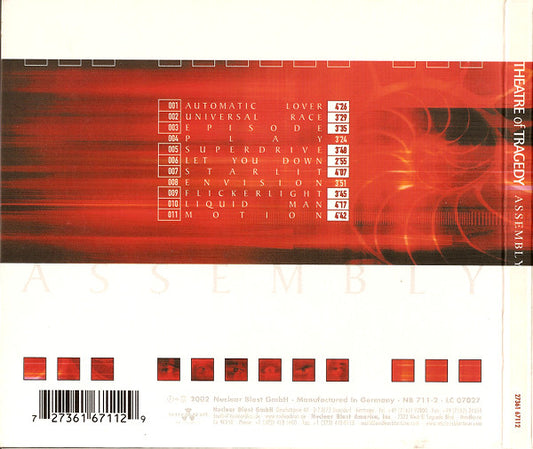 Theatre Of Tragedy : Assembly (CD, Album, Dig)