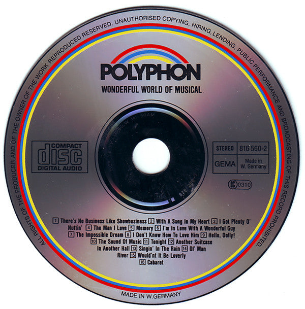 Various : Wonderful World Of Musical (CD, Comp)