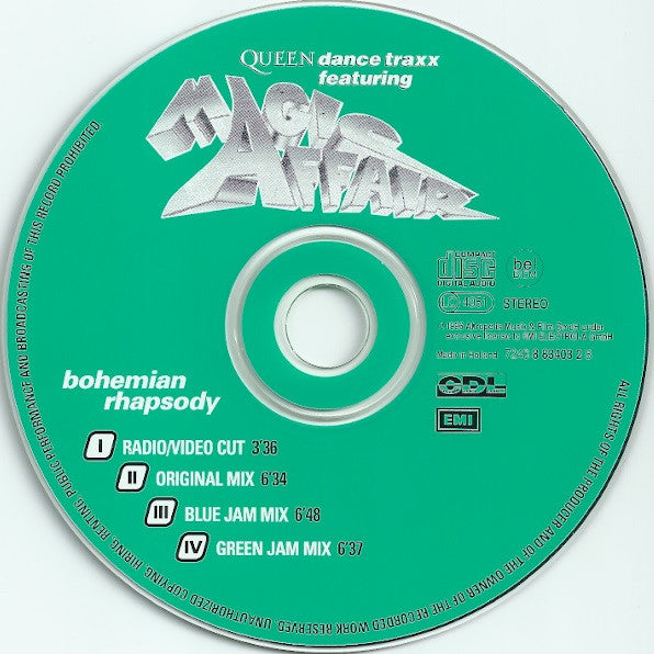 Magic Affair : Bohemian Rhapsody (CD, Maxi)